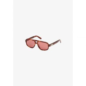 5162640 GCDS Sunglasses - avana scuro borgogna