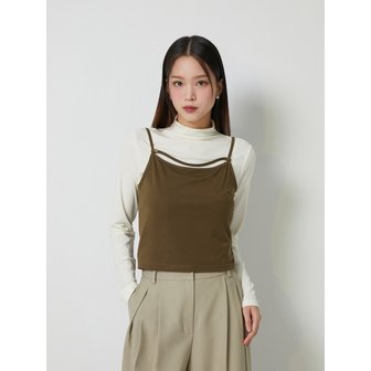 LAP 언발끈탑 목폴라 긴팔세트 AQ3EX920