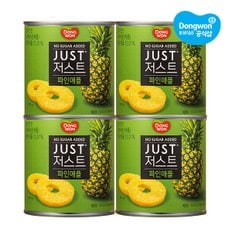 저스트 노슈가 파인애플 425g x 4개