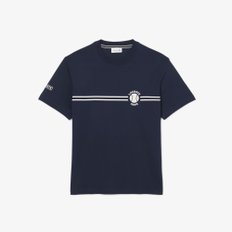 (남성)테니스 스트라이프 티셔츠(TH9694-55G 166)네이비