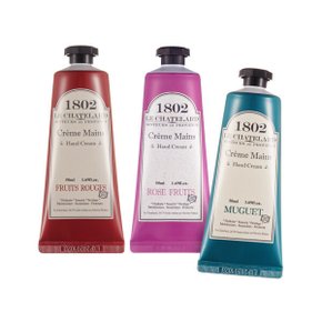 고보습 퍼퓸 핸드크림 로즈 50ml + 뮤겟 50ml + 레드프루트 50ml