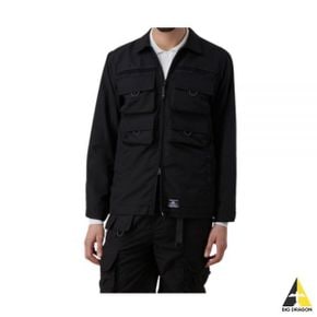 NYLON CARGO SHIRT JACKET (MJN53000C1 BLACK) (나일론 카고 셔츠 자켓)