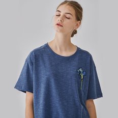 [지미테일러] Women 고흐 아이리스 T-shirt 명화 반팔티 (blue)