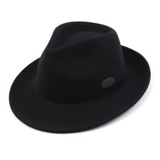 BU Black Wool Fedora - Big Size 빅사이즈 페도라