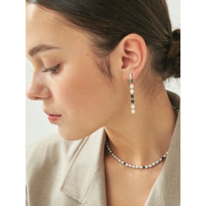 Radiant Drop Silver Earring Ie297 [Silver]