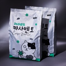 365샌드 카사바 벤토나이트 카사벤토 고양이모래 6kg x 2개