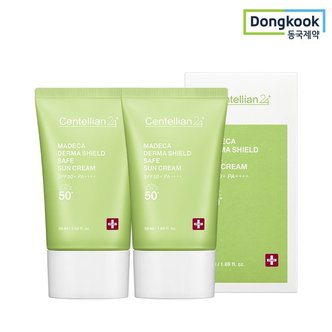 동국제약 센텔리안24 마데카 더마쉴드 세이프 선크림 50ml 2개