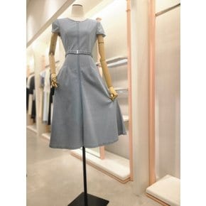 [여주점] 여성 플레어 쿨링 데님 원피스(ITP6DOP740)