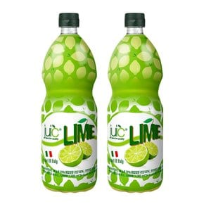 쥬시 라임주스 1000ml x 2개