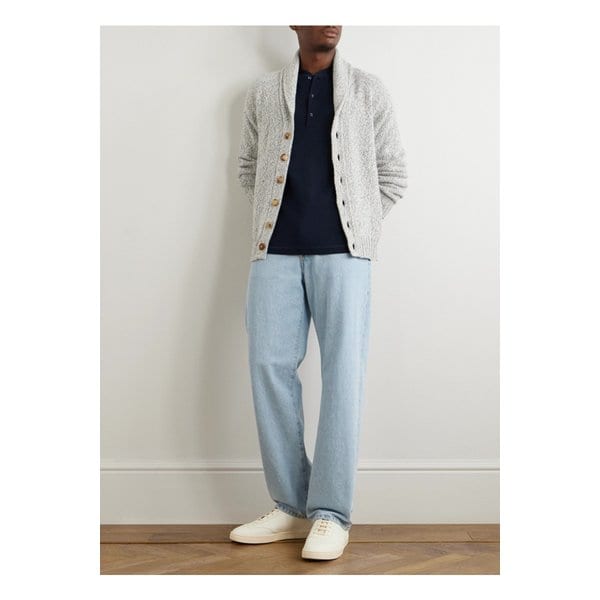 브루넬로쿠치넬리 코튼 실크 블렌드 헨리넥 티셔츠 1647597352988606