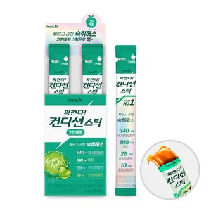  공식판매) 컨디션 스틱 그린애플 18g x 10개 + 자두맛 1개 증정