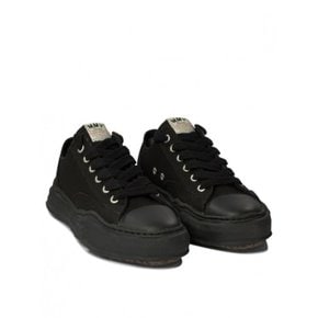 메종 미하라 야스히로 피터슨 OG솔 캔버스 로우 스 A01FW702 BLACK/BLACK