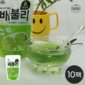 6kcal 배부른 젤리 배불리 풋사과 1박스(170gx10팩)