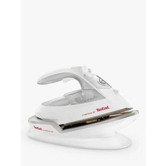  영국 테팔 다리미 Tefal FV6550 Freemove Cordless Steam Iron 2400 W White and Silver 1732561