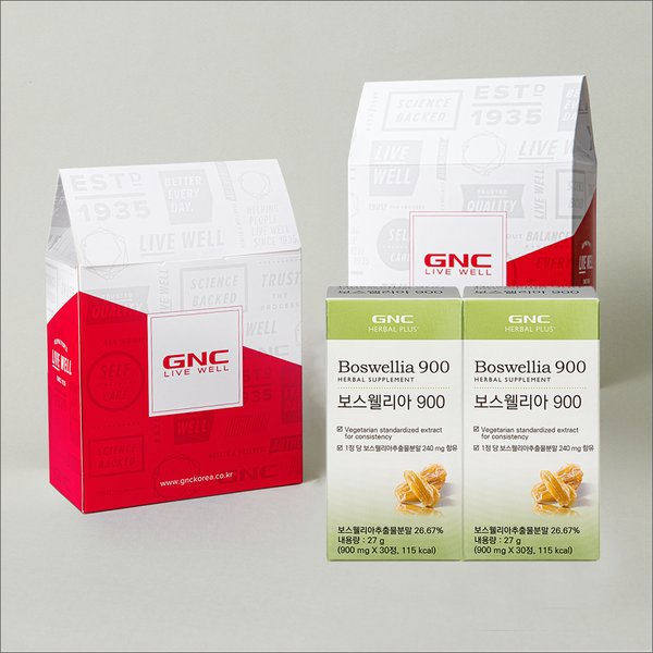 보스웰리아 (30정) 30일분 x2병 세트 + 쇼핑백