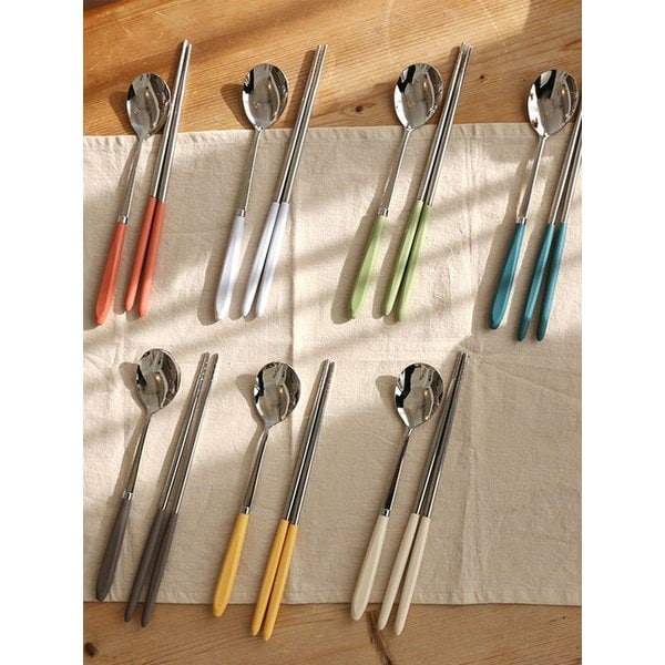 마카롱 수저 세트 7colors