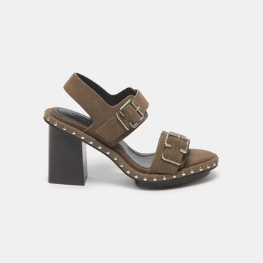슈콤마보니 Stud heel sandal(grey) DG2AM25043GRY