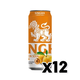  싱하 유자레몬소다 제로칼로리 탄산캔음료 330ml X 12개