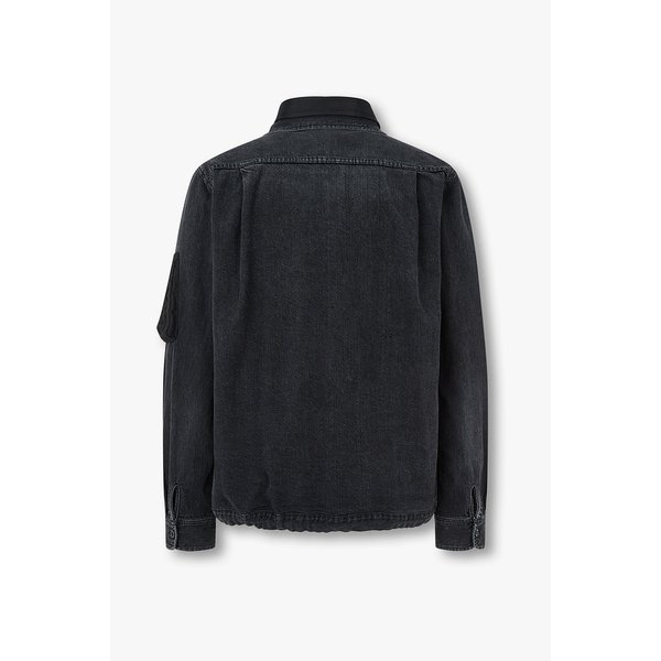 남성 나일론 트윌 믹스 데님 블루종(블랙) 6426101127000