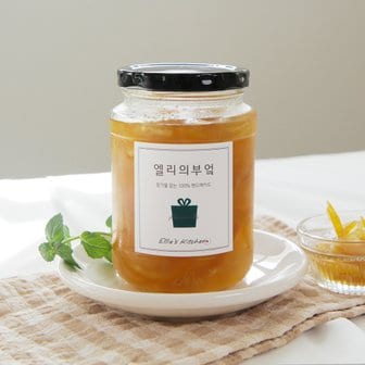  수제과일청 수제 고흥 유자청 500ml 유자차 자일로스사용