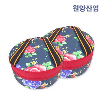  작업방석 꽃무늬(소 25X12cm)-2개 밭일 농사의자 텃밭 갯벌 엉덩이의자 농사방석