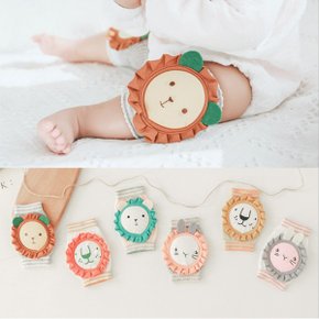 사자 곰 토끼 매쉬 미끄럼방지 유아무릎보호대 204478
