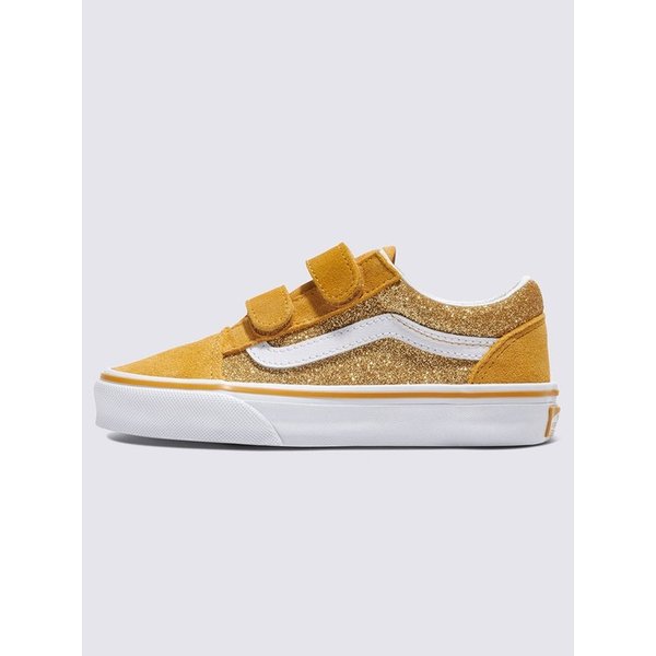 [반스 공식] 키즈 글리터 Old Skool 올드스쿨 벨크로 / VN000CYDDFC1