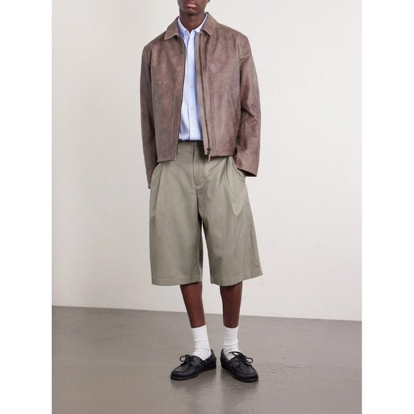 어 카인드 오브 가이즈 주노 스트레이트 레그 플리츠 쇼츠 46376663162995910