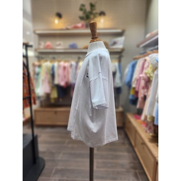 [파주점] 리틀그라운드 (IV)마이어나더스토리-코튼모달로고티셔츠 7531G33204