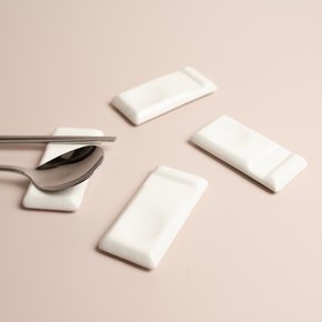 세라믹 넓은 젓가락 도자기 수저 받침 받침대