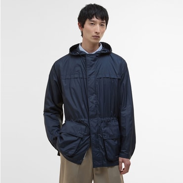 바버 [25SS]남성 네이비 UV Durham Showerproof  재킷 (URJU5E028N2)