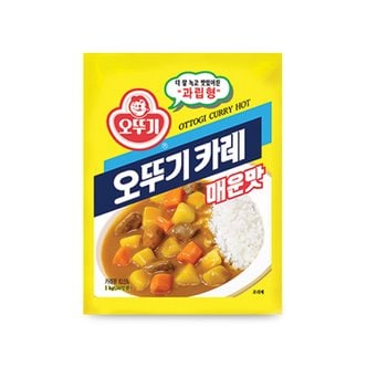 오뚜기 [무료배송][오뚜기] 오뚜기카레 매운맛 1kg x 10개