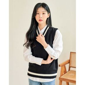 에드 V넥 베스트 OB08VTME02Z_P415379886