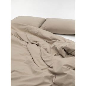 Cotton Duvet Cover (Sand Beige)