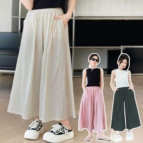트렌디8부 여아동 밴딩 와이드팬츠 205813