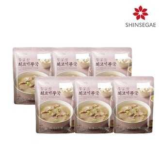 피코크 정갈한 소고기 무국 500g x 6팩