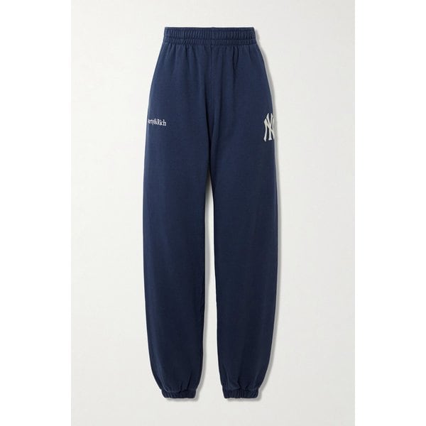 47 뉴욕 양키스 아플리케 자수 코튼 저지 트랙 팬츠 46376663162898176