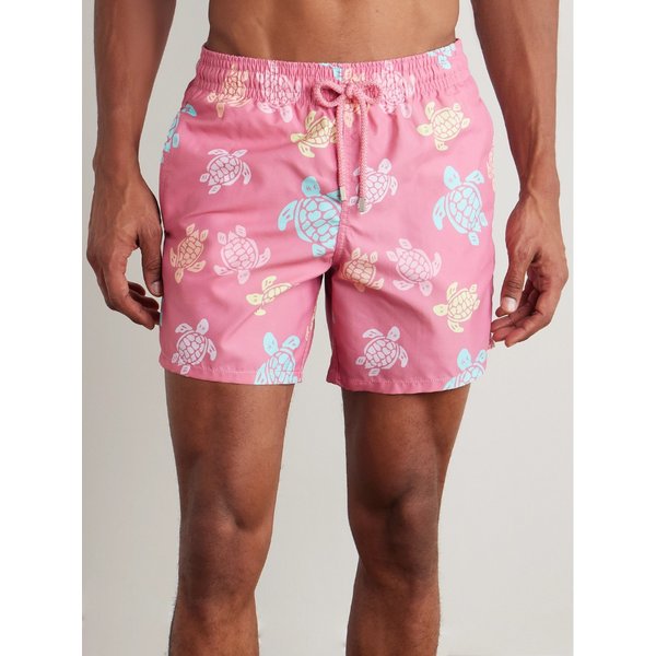 빌보콰 모레아 스트레이트 레그 미드 렝스 프린트 ECONYL® 스윔 쇼츠 46376663162874794