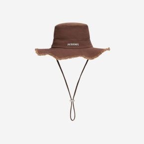 자크뮈스 르 밥 아티초크 버킷햇 브라운 Jacquemus Le Bob Artichaut Bucket Hat Brown