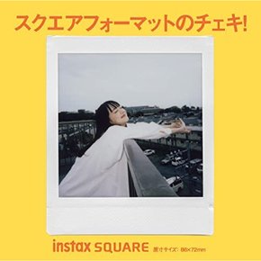 FUJIFILM 인스턴트 카메라 체키 스퀘어instax SQUARE SQ1 초크 화이트 INS SQ 1 WHITE