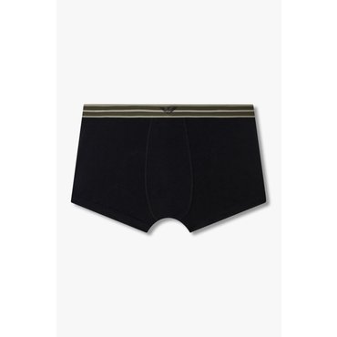 EMPORIO ARMANI 남성 배색 스트라이프 밴딩 코튼 드로즈 (0815112069)