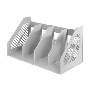 카파맥스 4단책꽂이 91091 회색 450x225x210x106mm (1개입) 책꽂이선반 책상책꽂이 미니책꽂이