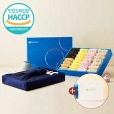 HACCP 강릉 명품 수제전통한과 2단 선물세트 1E(800g)(+선물박스,보자기포장)