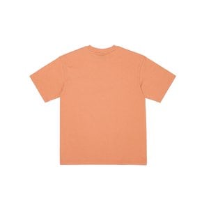 [공식]에센셜 시그니처 로고 반팔 티셔츠 CORAL