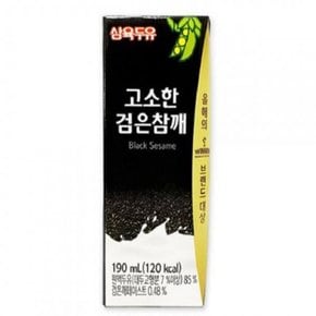 삼육 고소한 검은참깨 190mL 24팩