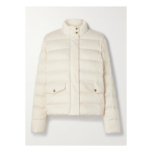 몽클레어 베세트 퀼팅 셸 다운 재킷 크림 46376663162891333