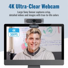 OKIOLABS A10 WEB 4K Ultra HD 125 AI 800 카메라 광각 ° 자동 추적 만 화소 자동 광 보정