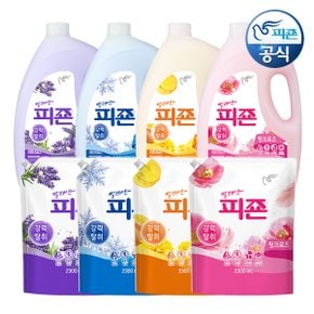 섬유유연제 3.1L 용기 x 2개+2.3L 리필 x 1개