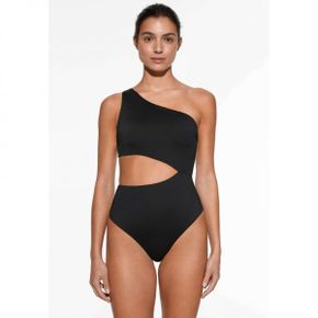 5197705 OYSHO ASYMMETRIC - Swimsuit black