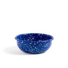 헤이 HAY Enamel Bowl M Speckle Blue